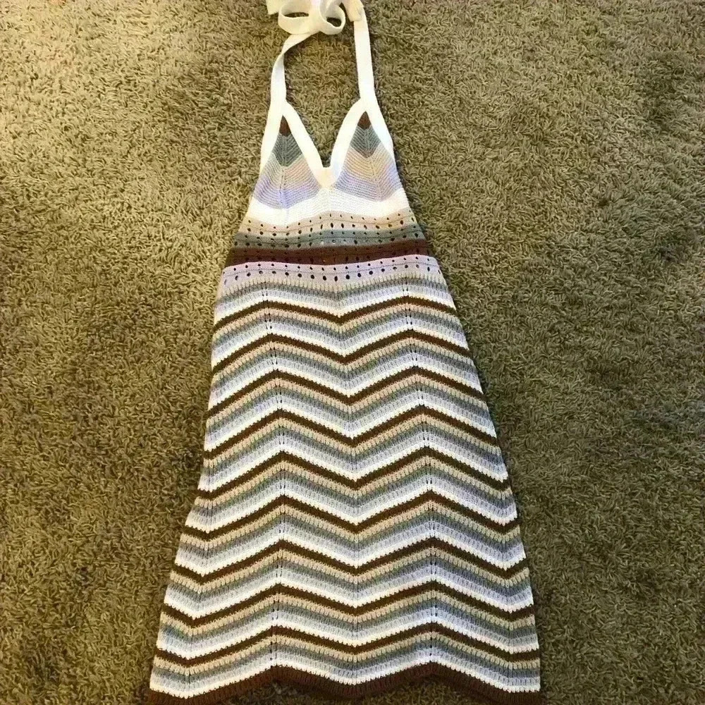Pink Rose brand halter sundress. Size XS.